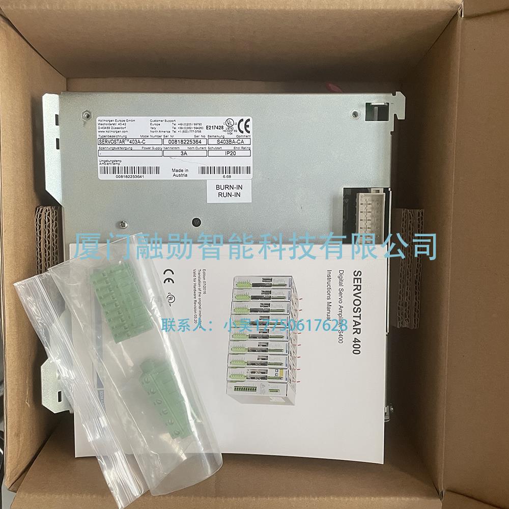 Kollmorgen科尔摩根SERVOSTAR 403A-C S403BA-CA伺服驱动器 全新
