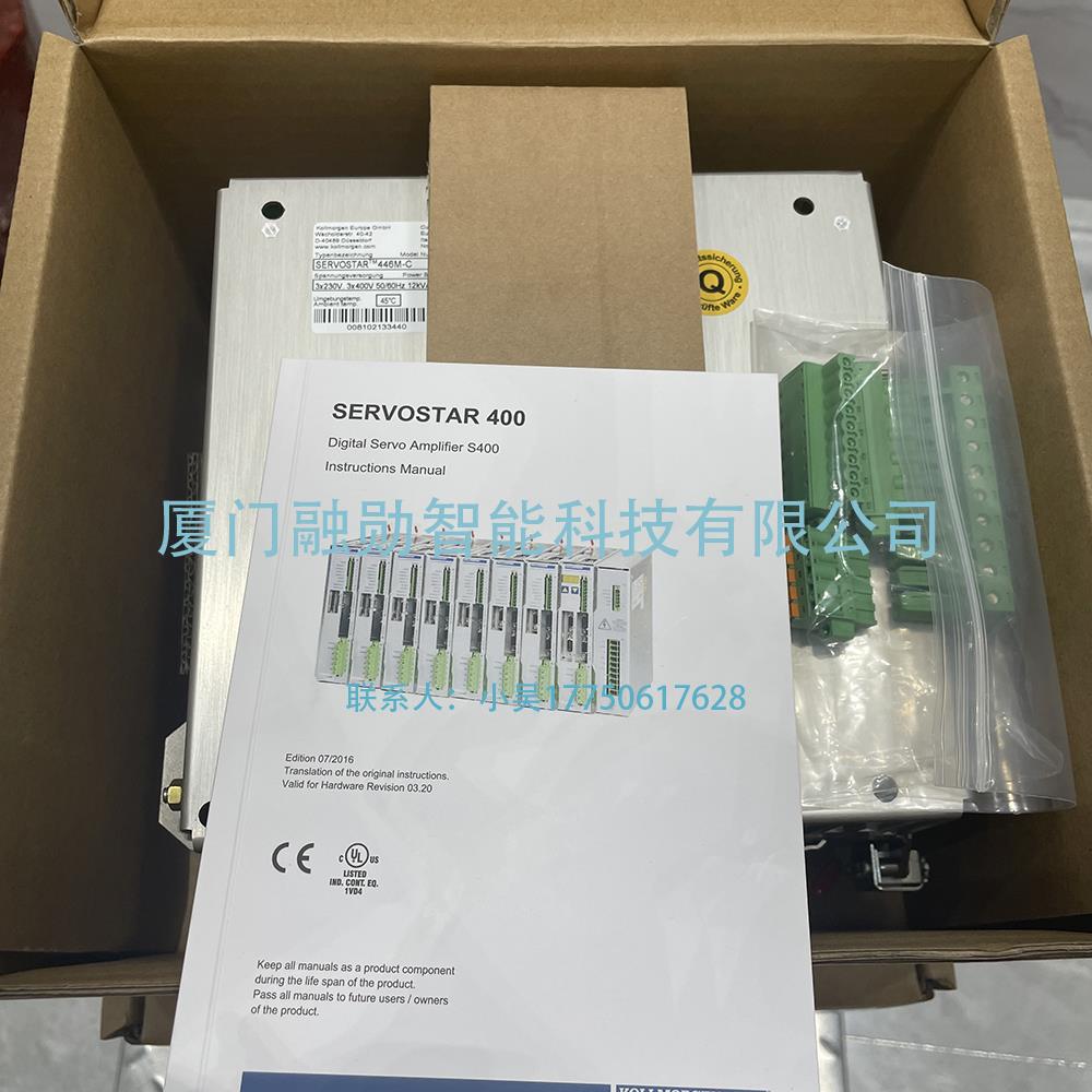 Kollmorgen科尔摩根SERVOSTAR 446M-C S406AM-CA伺服驱动器 原箱议价