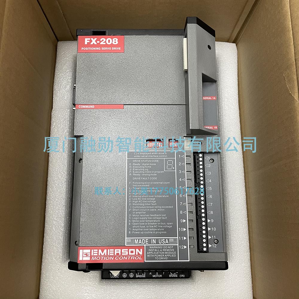 Emerson艾默生 FX-208 定位伺服驱动器 全新议价